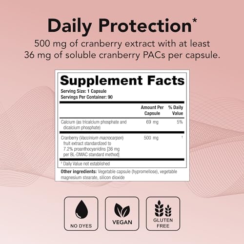 Theralogix TheraCran One Cranberry Capsules - 90-Day Supply - Cranberry Supplement Theralogix Au supplements