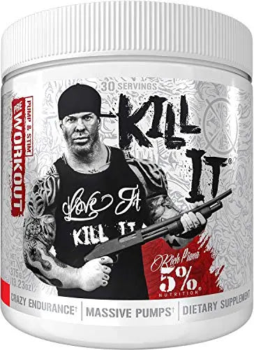 5% Nutrition Rich Piana Kill It Pre Workout Powder w/Creatine, Jitter-Free Caffeine 5% NutritionAU supplements