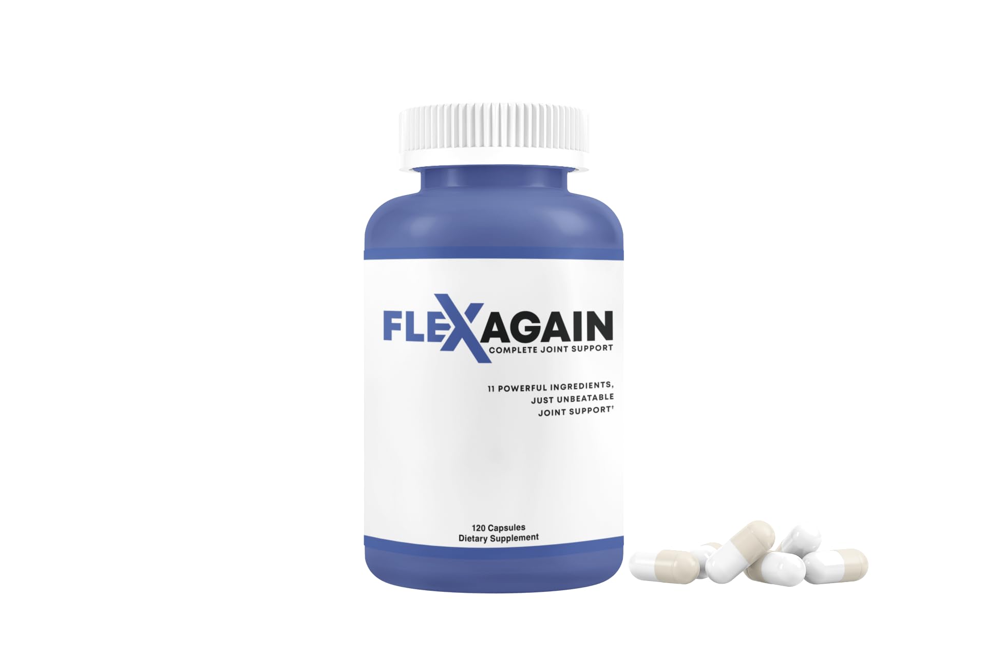 FlexAgain - Fully Comprehensive Joint Support - 120 Capsules - 1 Month Supply FlexAgain Au supplements