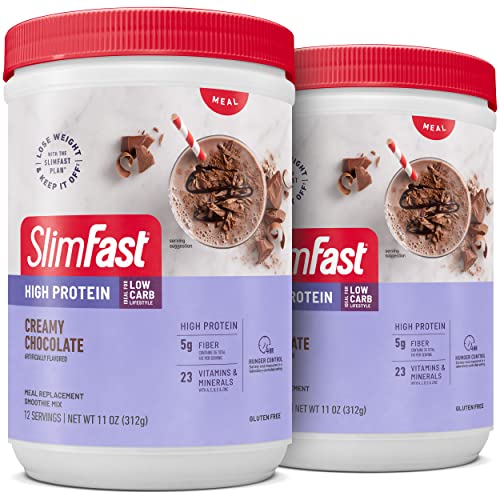 SlimFast High Protein Meal Replacement Shake Powder, 12 Servings (Pack of 2) , Advanced SlimFast Au supplements