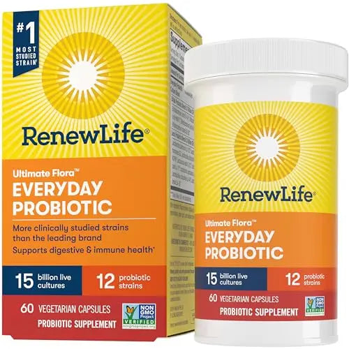 Renew Life Everyday Probiotic Capsules, Daily Supplement Supports Urinary, Digestive Renew LifeAU supplements