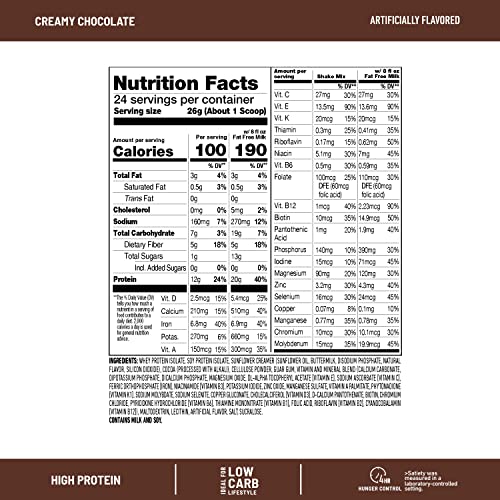 SlimFast High Protein Meal Replacement Shake Powder, 12 Servings (Pack of 2) , Advanced SlimFast Au supplements