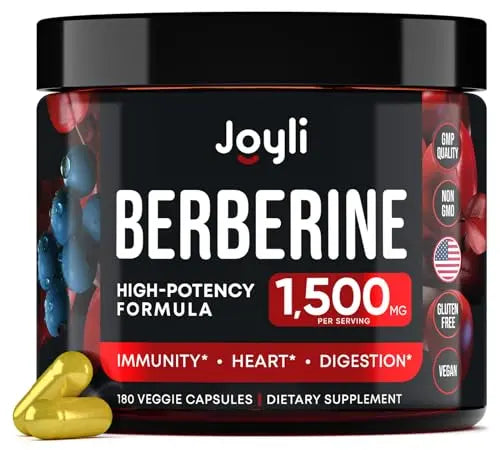 Berberine Supplement - Berberine 1500MG for Diet, GI Health & Water Loss - Pure Berberine JOYLI NutritionAU supplements