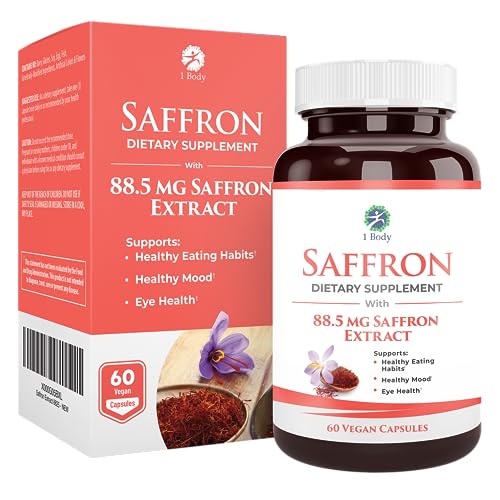 1 Body Saffron Extract 8825 – Antioxidant & Mood Support Saffron Supplement 1 BodyAU supplements