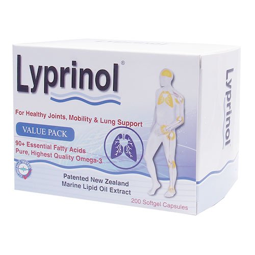 Pharma Lyprinol® Pcso-524® 200 Capsules New Zealand Green Lipped Mussel Extract Oil Joint Health Support & Mobility Lyprinol Au supplements