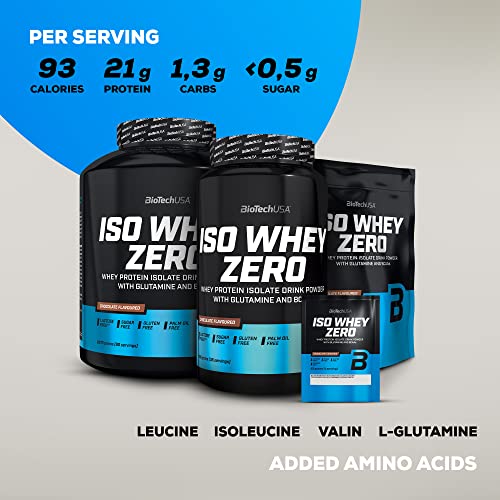BioTechUSA Iso Whey Zero, Lactose, Gluten, Sugar Free, Premium Whey Protein Isolate, 500 g BioTechUSA Au supplements