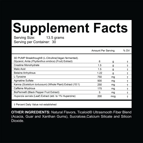 Hyfuel Nutrition Zeus Pump Pre Workout - Pump Focus Energy Power - 3D Pump Breakthrough Hyfuel Nutrition Au supplements