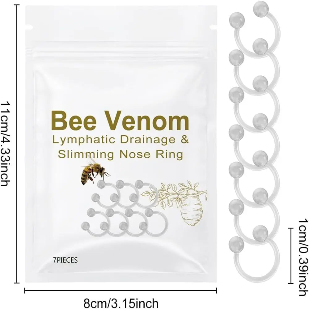 Bee Venom Lymphatic Drainage Nose Ring, Bee Venom Slimming Nose Ring, Bee Venom Lymphatic Drainage Generic uk supplements