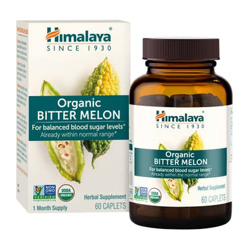 Himalaya Organic Bitter Melon for Glucose Metabolism, 660 mg, 60 Caplets, 1 Month Supply Himalaya Au supplements