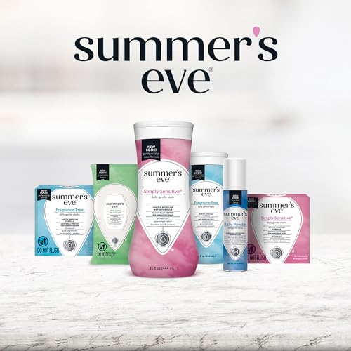 Summer's Eve Fragrance Free Gentle Daily Feminine Wipes, Removes Odor, pH balanced, 32 Count, 4 Pack Summer's Eve Au supplements