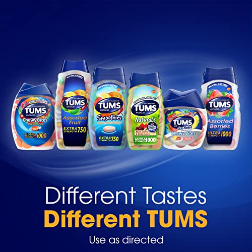 TUMS Antacid Chewable Tablets, Extra Strength for Heartburn Relief, Assorted Fruit TUMS Au supplements