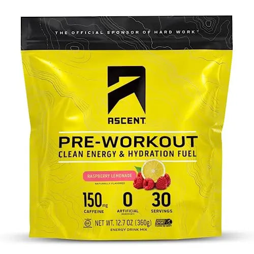 Ascent Pre Workout Powder - Preworkout for Men & Women with No Artificial Ingredients AscentAU supplements