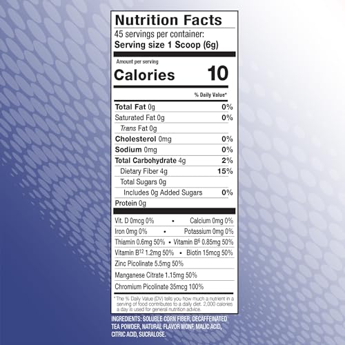 FIBER UP, Delicious Prebiotic Soluble Fiber Supplement, Very Berry Tea, 45 Servings. FIBER UP Au supplements