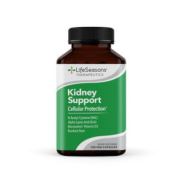 LifeSeasons Kidney Support Supplement – Cellular Protection with NAC, Alpha Lipoic Acid, Resveratrol, Burdock Root & Vitamin D3 – Supports Detox, Oxidative Stress & Renal Function – 120 Capsules LifeSeasons Au supplements