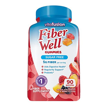 Vitafusion Fiber Well Sugar Free Fiber Supplement, Peach, Strawberry And Blackberry Vitafusion Au supplements