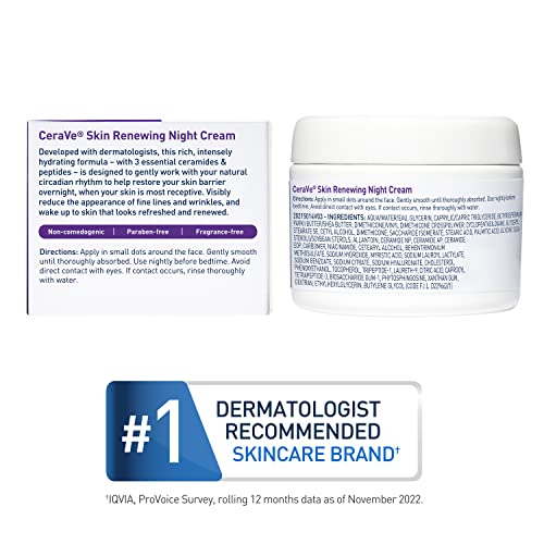 CeraVe Skin Renewing Night Cream | Niacinamide, Peptide Complex CeraVe Au supplements