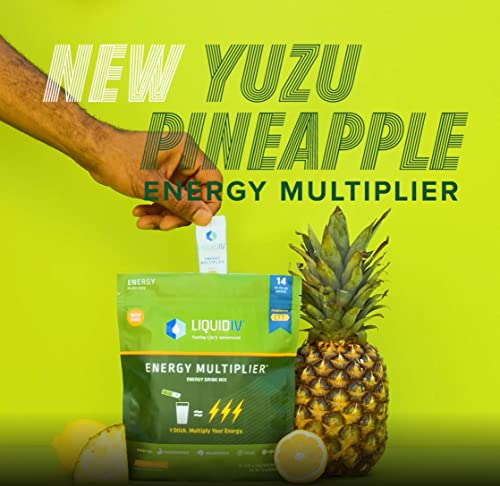 Liquid I.V. Energy Multiplier Yuzu Pineapple, 24 Individual Serving Stick Packs Liquid I.V. Au supplements