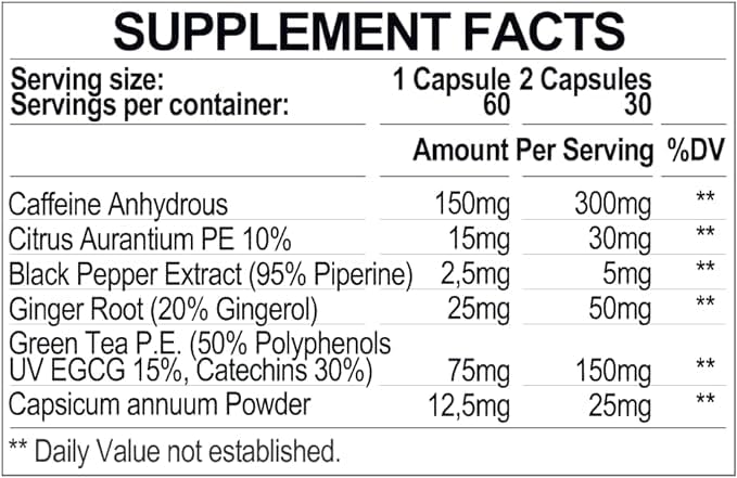 Iridium Labs Kimera Thermogenic Fat Burner - Weight Loss Supplement & Energy Booster Iridium Labs Au supplements