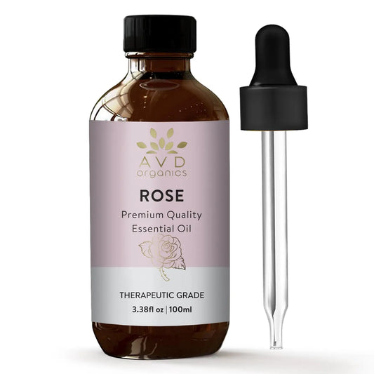 AVD Organics Rose Essential Oil for Diffuser - Premium Quality Therapeutic Grade Rose Oil AVD ORGANICSAU supplements