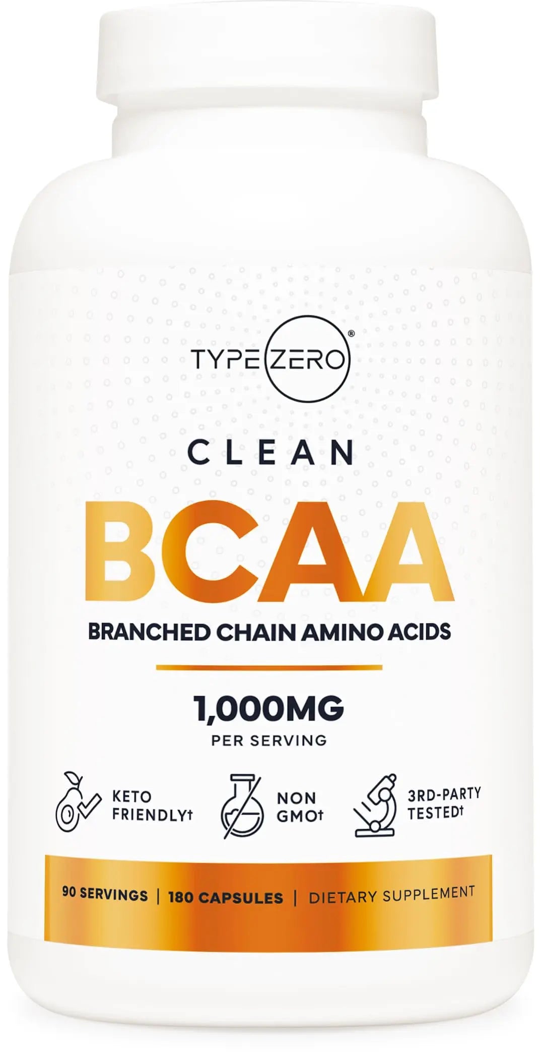 Type Zero BCAA 1000mg (180 Capsules, 90 Servings), Branched Chain Amino Acids (500mg of L-Leucine, 1000mg of L-Isoleucine and L-Valine) Type Zero Au supplements