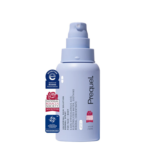 Prequel Skin Universal Skin Solution Hypochlorous Acid Spray for Face and Body. Fine Mist HOCL Facial Cleanser and Dermal PrequelUS supplements