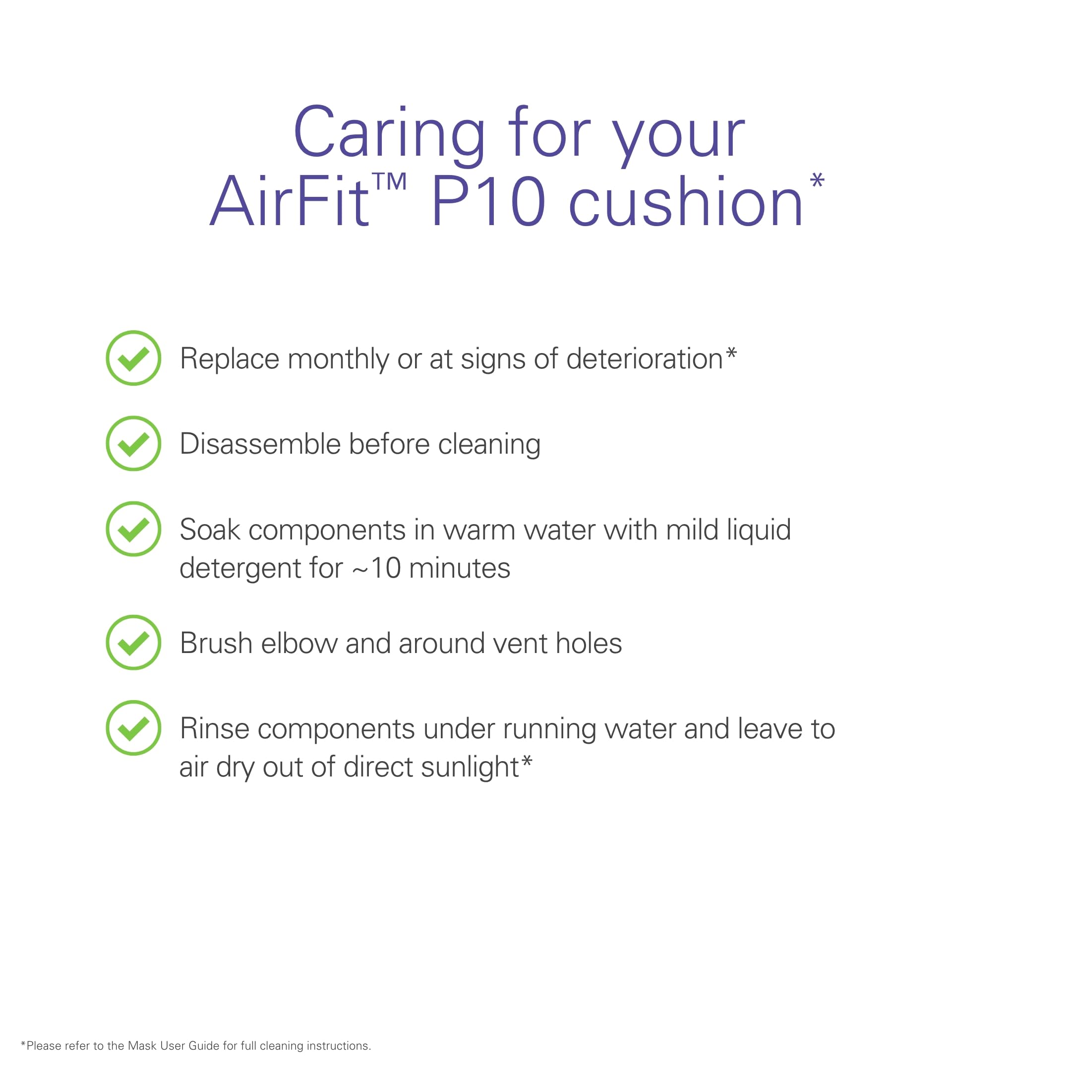 ResMed AirFit P10 Nasal Pillow Replacement Cushion - Medium ResMed Au supplements