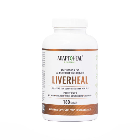 ADAPTOHEAL Milk Thistle, Turmeric and Astragalus Complex – Liverheal Herbal Liver Cleanse and Detox Formula with Artichoke and Schisandra Extracts – High-Potency Plant Blend (180 Capsules) ADAPTOHEALAu supplements