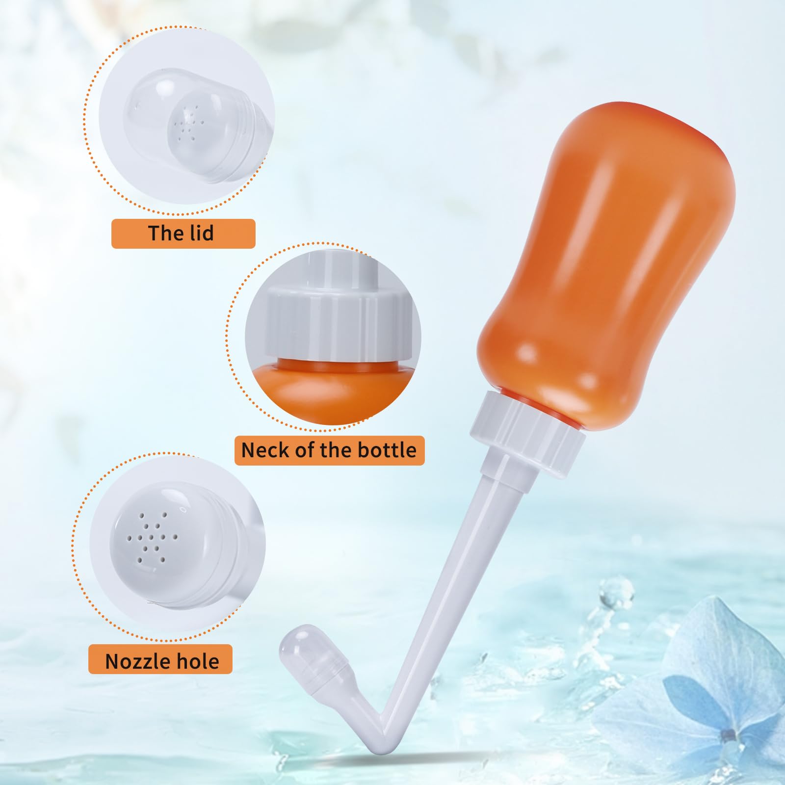 Peri Bottle for Postpartum Care, for Postpartum Essentials, Feminine Care Orange FOOFOO Au supplements