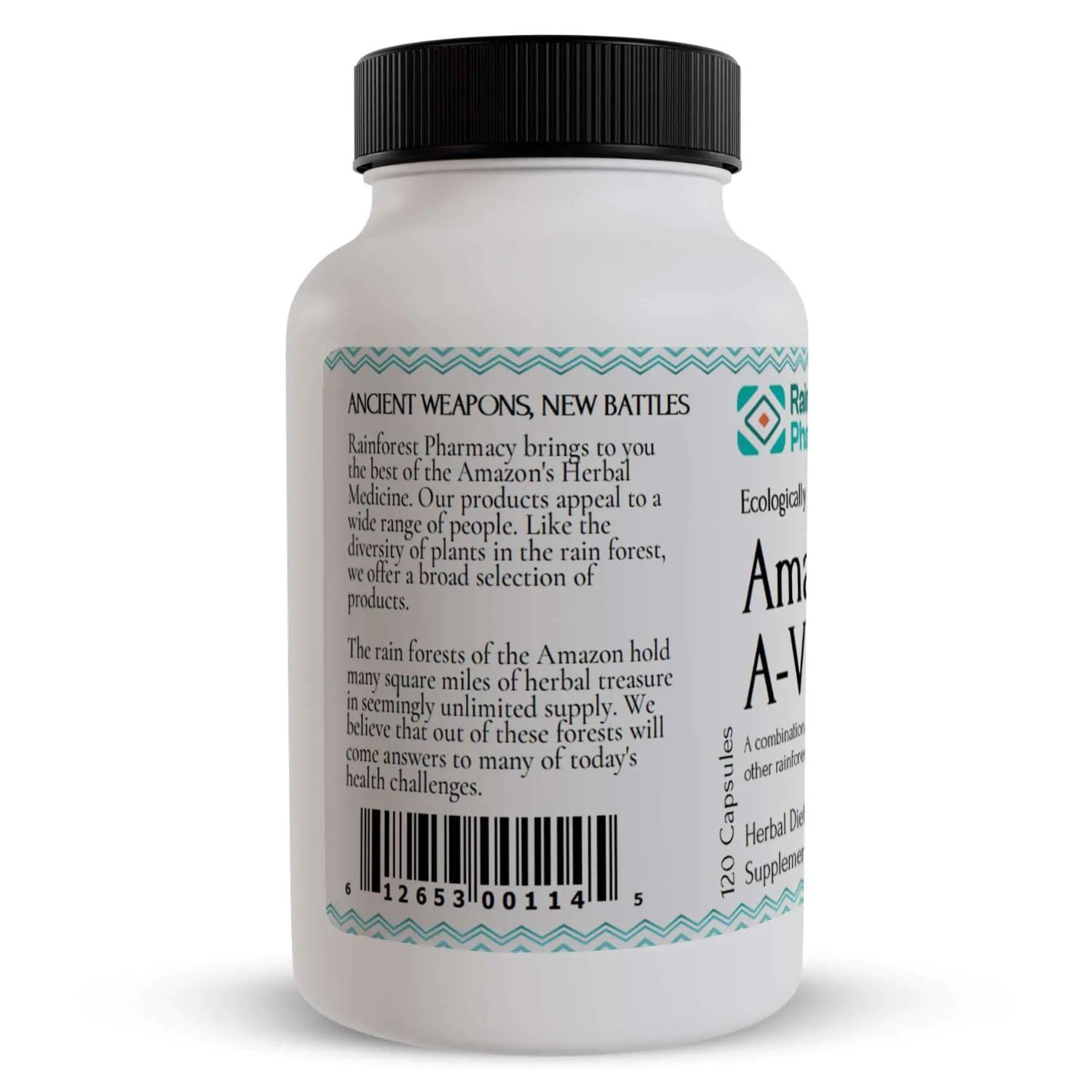 Rainforest Pharmacy Amazon A-V Bitter Melon Supplement – 120 Vegetable Capsules with 500 mg of Bitter Melon, Anamu & 7 Amazon Rainforest Plants – Herbal Supplement for Wellness Support Rainforest Pharmacy Au supplements