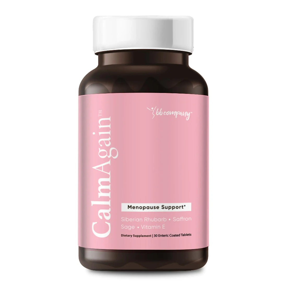 BB Company CalmAgain for Menopause Anxiousness, Mood Balance for Women | Stay Calm, Lower Cortisol, Fewer Mood Swings | Siberian Rhubarb BB Company uk supplements
