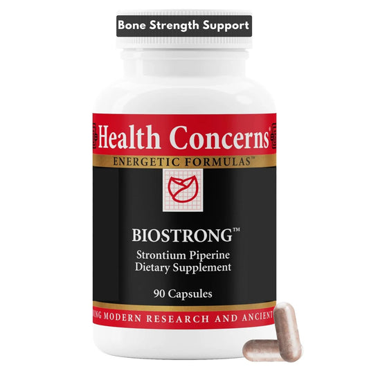 Health Concerns BioStrong – Bone Strength & Density Support Supplement – Strontium & BioPerine Black Pepper Extract for Joint Mobility – Chinese Herbal Blend for Men & Women – 90 Capsules Health ConcernsAU supplements