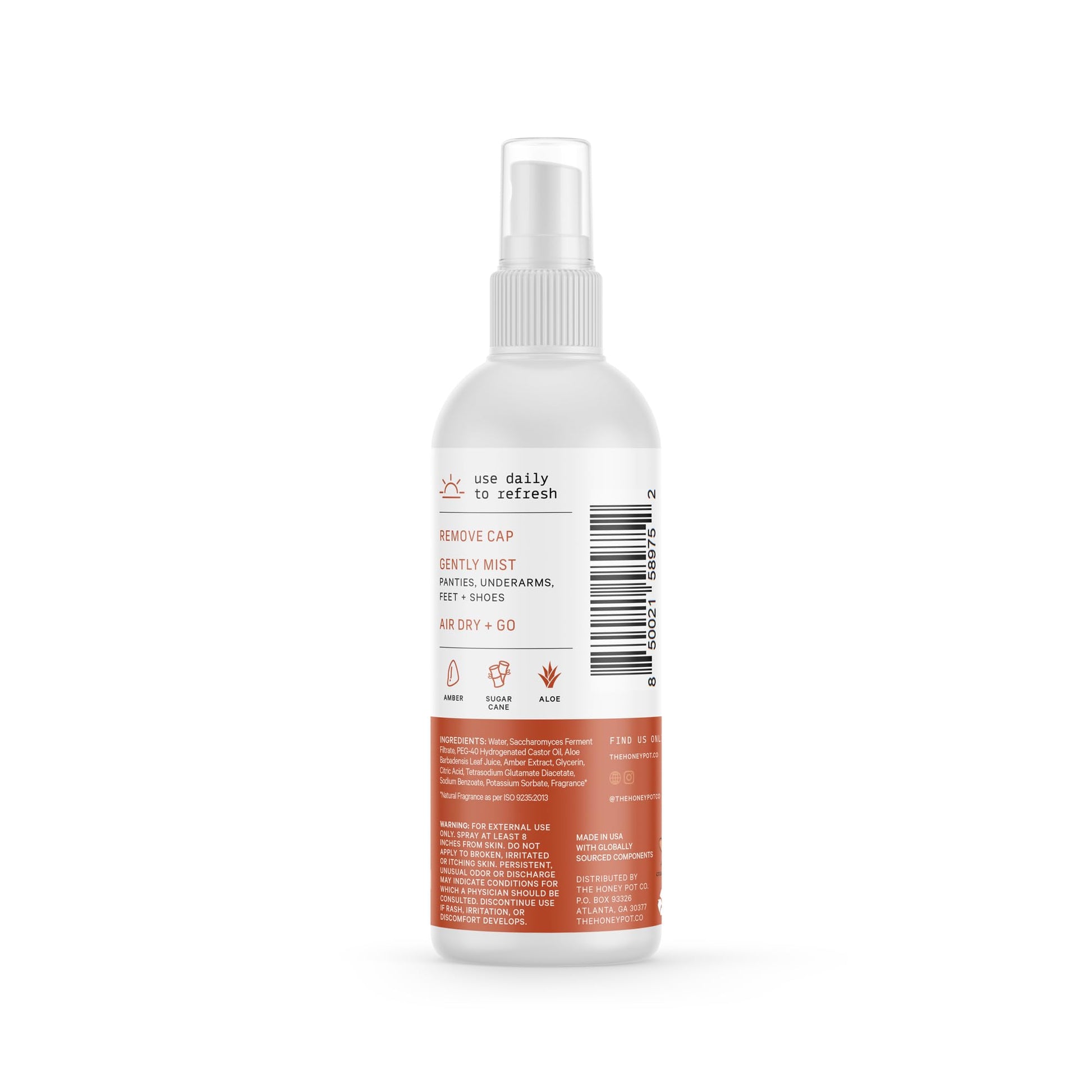 The Honey Pot Company - Refreshing and Restorative Panty and Body Plant-Derived Deodorant Spray The Honey Pot Company Au supplements