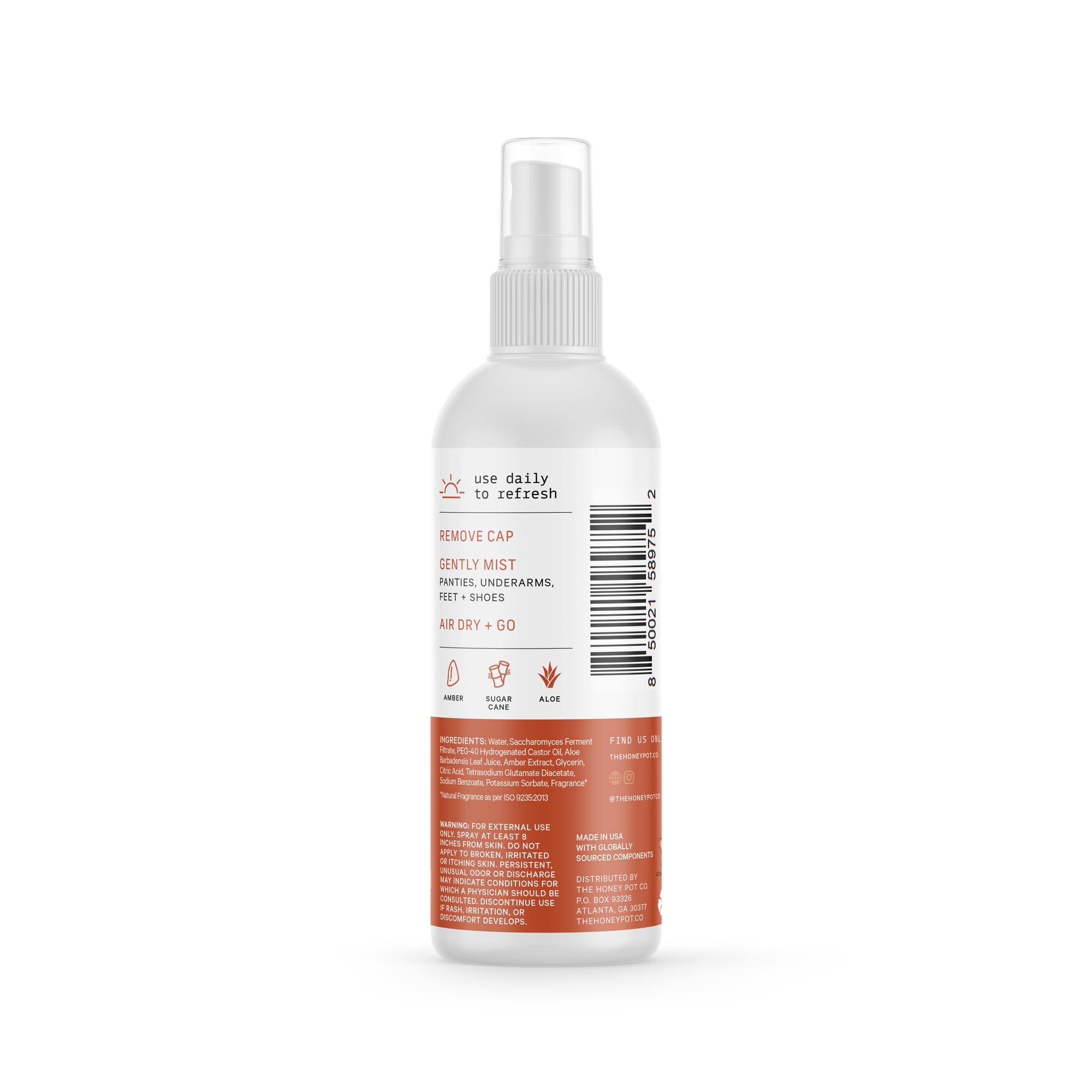 The Honey Pot Company - Refreshing and Restorative Panty and Body Plant-Derived Deodorant Spray The Honey Pot Company Au supplements
