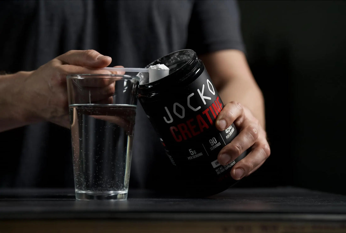 Jocko Fuel Creatine Monohydrate Powder - Creatine for Men & Women, Supplement for Athletic Performance & Muscle Health, 90 Servings 16 oz (Unflavored) (16 OZ JAR) Jocko Fuel uk supplements