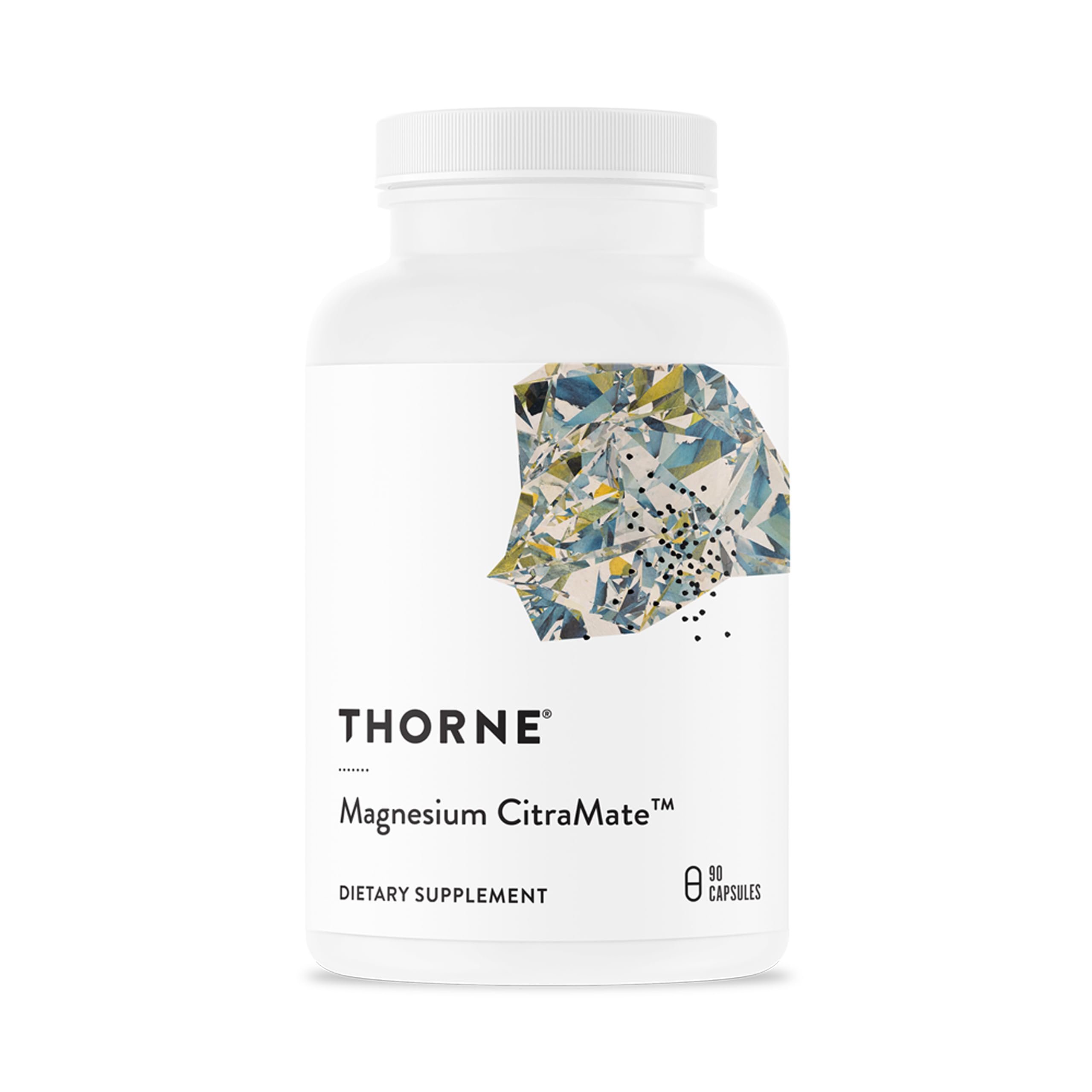 THORNE - Magnesium CitraMate - Magnesium Citrate & Malate Supplement - Supports Heart Health, Skeletal Muscles, Cardiac & Lung Function, Bone Density & More* - Third-Party Certified - 90 Servings THORNE Au supplements