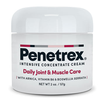 Penetrex Daily Joint & Muscle Care Cream – Soothing Botanical Formula with Arnica, Vitamin B6 & MSM – Lightweight Fast-Absorbing Cream for Everyday Movement - Non-Greasy - Light Scent- 2 oz Penetrex Au supplements