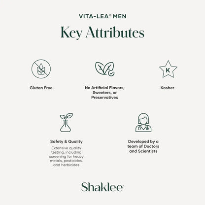 Shaklee - Vita-Lea® Men High Potency Multivitamin and Multimineral - Supports Heart, Immune, Bone, and Joint Health ShakleeAU supplements