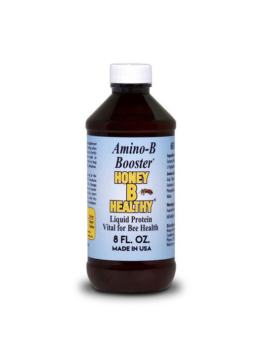 Amino-B Booster 8 oz. Bottle, Liquid Protein Vital for Bee Health Honey B HealthyAu supplements