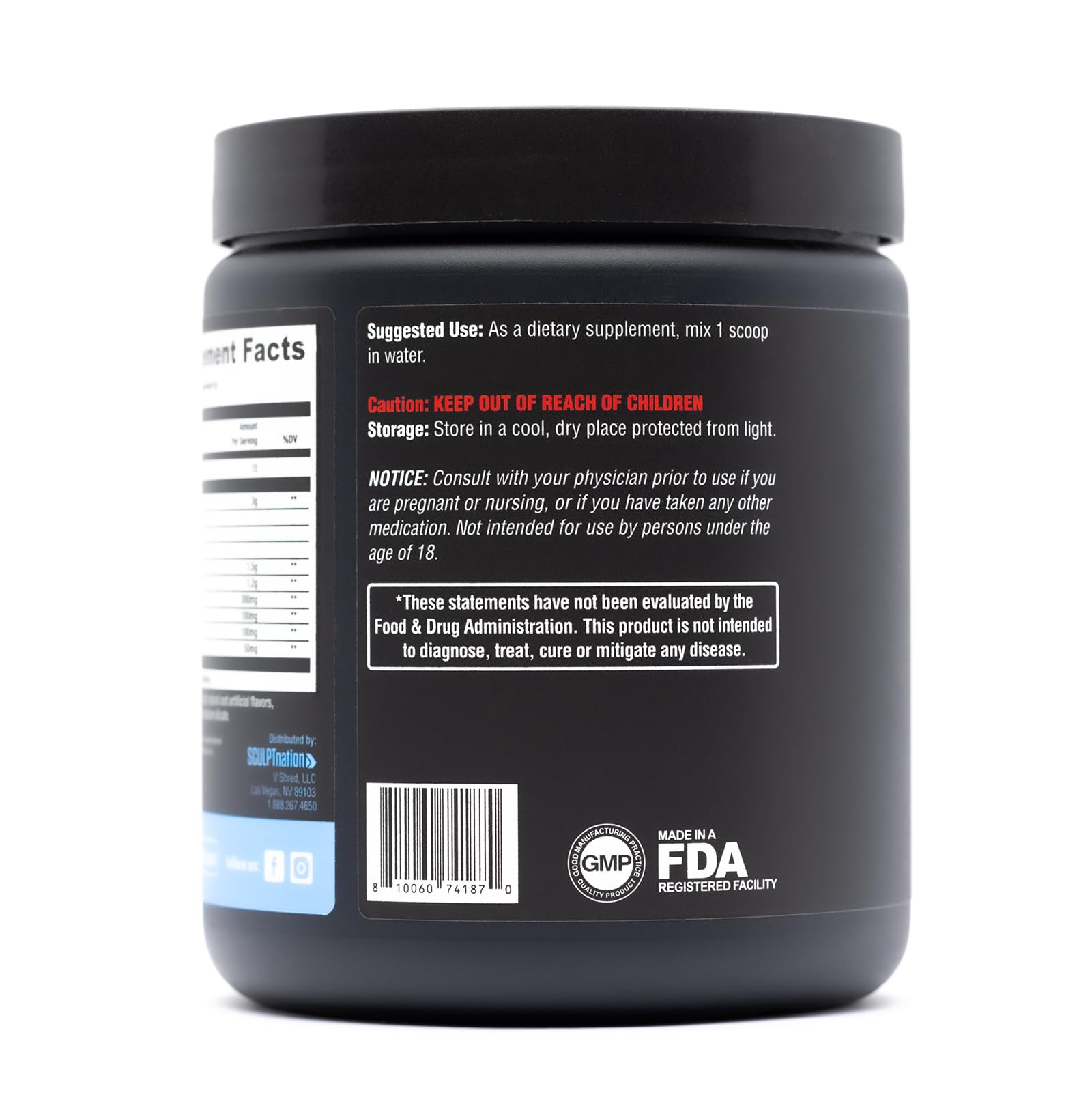Sculpt Nation by V Shred PreWorkout - Premium Pre Workout Powder with Amino Acids Sculpt Nation Au supplements