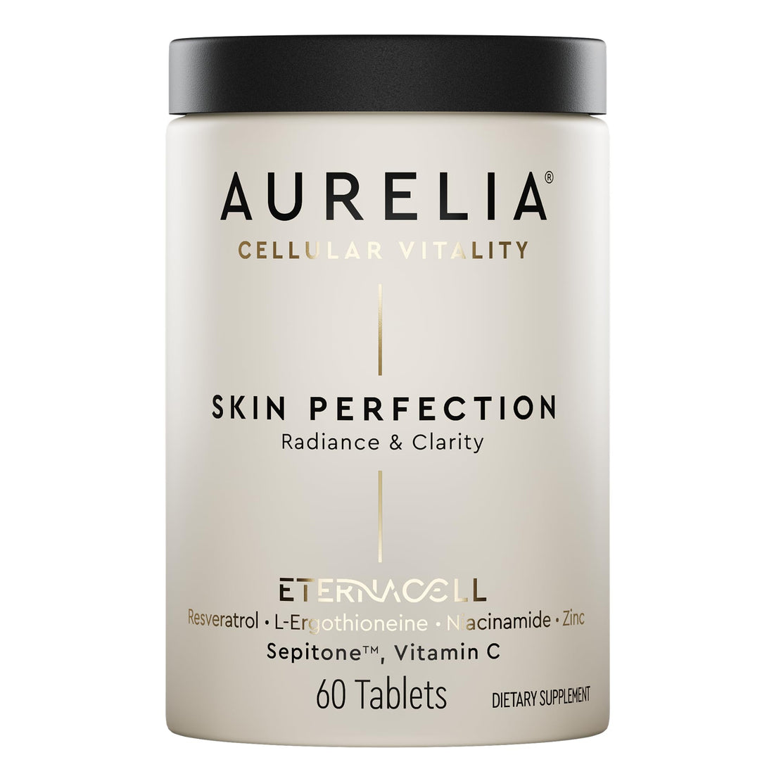 AURELIA Skin Perfection | Advanced Cellular Anti-Aging Supplement | Enhance Skin Clarity, & Tone | with Zinc, Resveratrol, Niacinamide, Ergothioneine, & Vitamin C AURELIA uk supplements