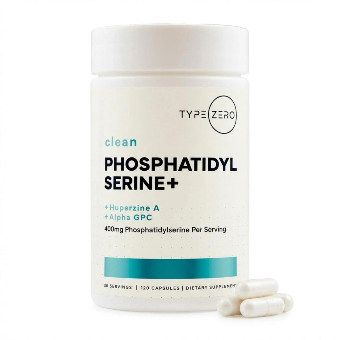 Type Zero Phosphatidylserine 3X Strength Nootropics Brain Support Supplement w/Alpha GPC, Huperzine A & Phosphatidylserine - Clean Focus & Memory Supplement for Brain Pills Type Zero Au supplements