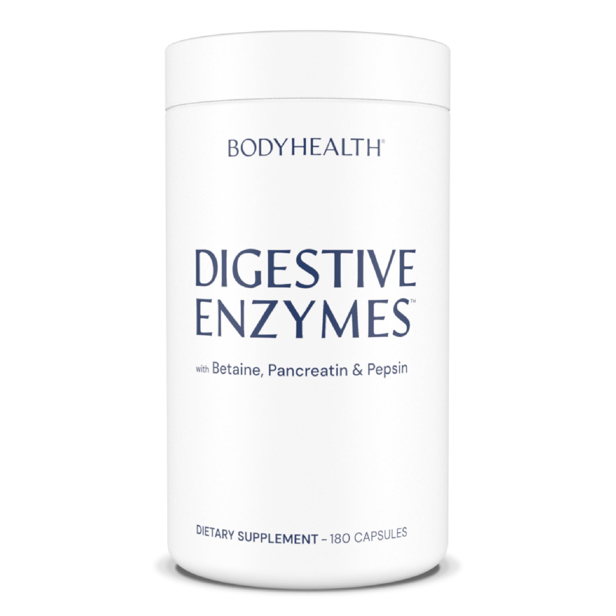 BodyHealth Digestive Enzymes Full Spectrum Digestive Support (180 caps), Betaine, Pepsin, Pancreatin BPP Loaded with Enzymes and Probiotics, Relief for Stomach Bloating, Heartburn, Gas, Constipation BodyHealth Au supplements