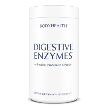 BodyHealth Digestive Enzymes Full Spectrum Digestive Support (180 caps), Betaine, Pepsin, Pancreatin BPP Loaded with Enzymes and Probiotics, Relief for Stomach Bloating, Heartburn, Gas, Constipation BodyHealth Au supplements