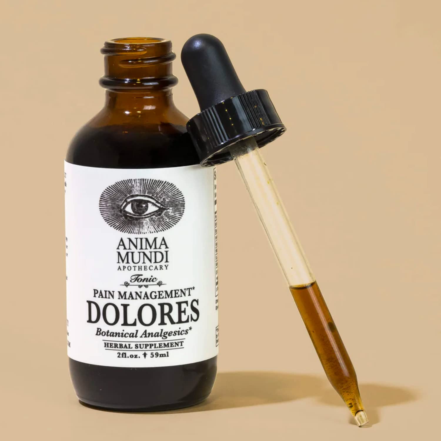 Anima Mundi Apothecary Dolores Tonic - Herbal Pain Management Supplement - Liquid Drops for Pain Management Support (2oz / 59ml) Anima Mundi Apothecary Au supplements