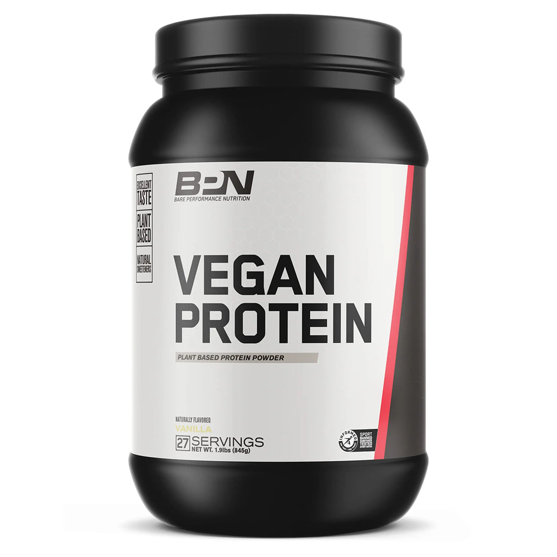 BARE PERFORMANCE NUTRITION, BPN Vegan Protein, Plant Based Protein, Vanilla BARE PERFORMANCE NUTRITION uk supplements