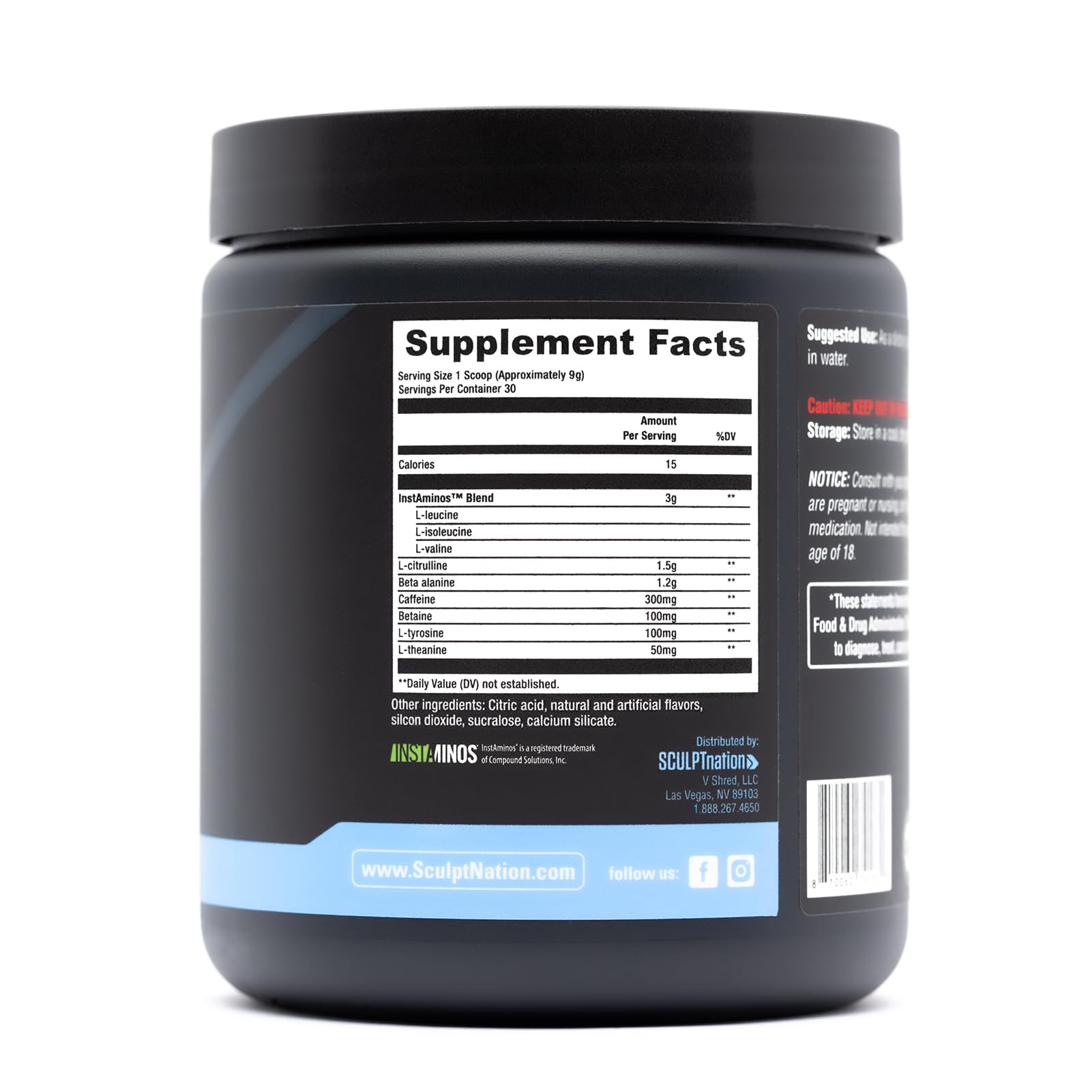 Sculpt Nation by V Shred PreWorkout - Premium Pre Workout Powder with Amino Acids Sculpt Nation Au supplements