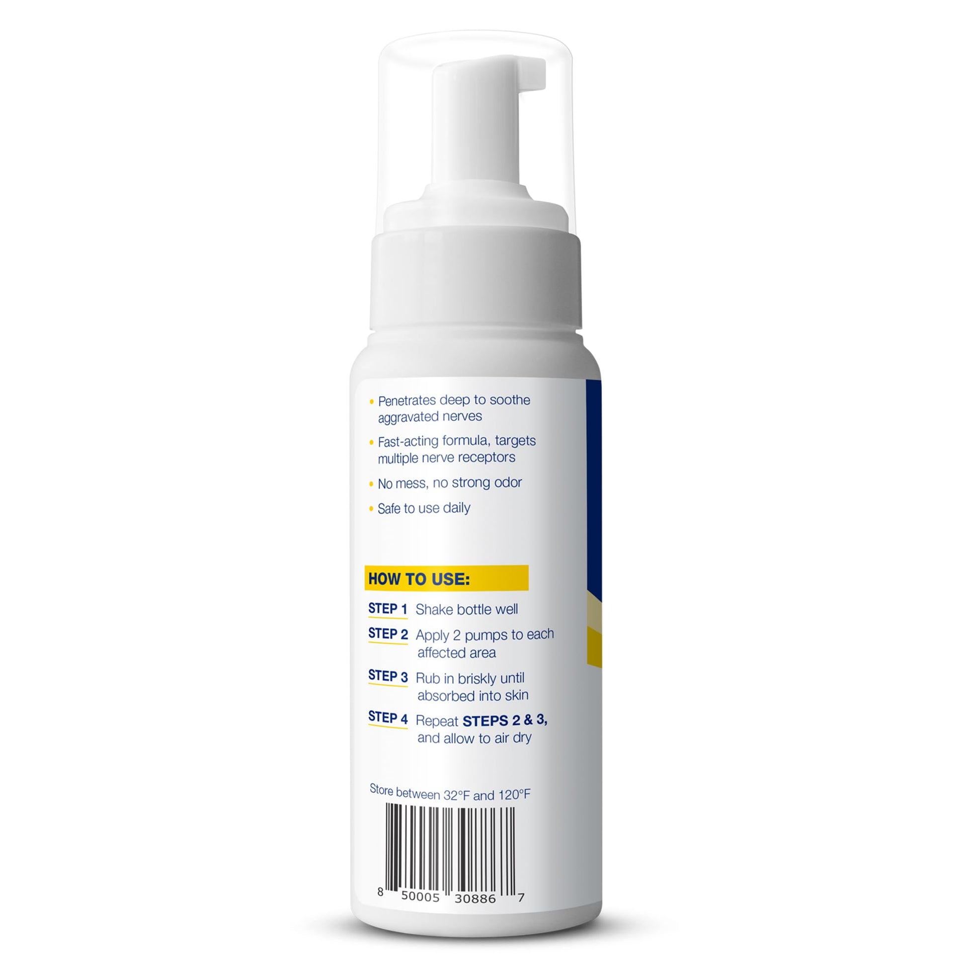 Theraworx Fast-Acting Nerve Relief Foam Aggravated Nerve Discomfort Relief - 7.1 oz - 1 Count Theraworx Au supplements