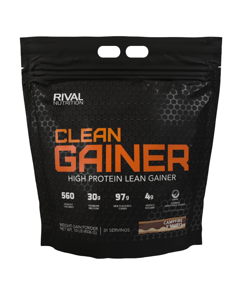 Rivalus Clean Gainer, S'Mores, 10 Pound Rivalus Au supplements