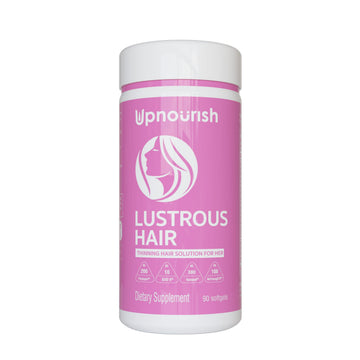 UpNourish Hair Growth Vitamins for Women - Proven Hair Supplement with KERANAT, DHT Blocker PHYTOPIN, Biotin 5000 mcg & SOD, Hair Vitamins for Faster Hair Growth, Hair Loss & Thinning Hair - 90 ct UpNourish Au supplements