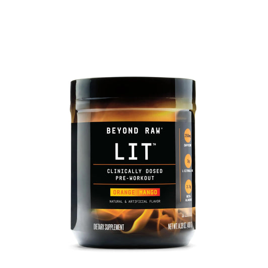 BEYOND RAW LIT | Clinically Dosed Pre-Workout Powder | Contains Caffeine BEYOND RAWAU supplements